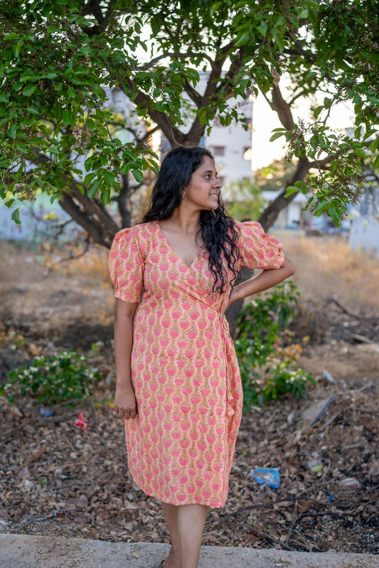 Bloom Wrap Dress